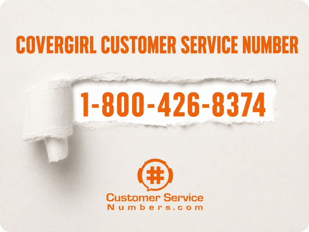 CoverGirl customer service number 1-800-426-8374 from CustomerServiceNumbers.com