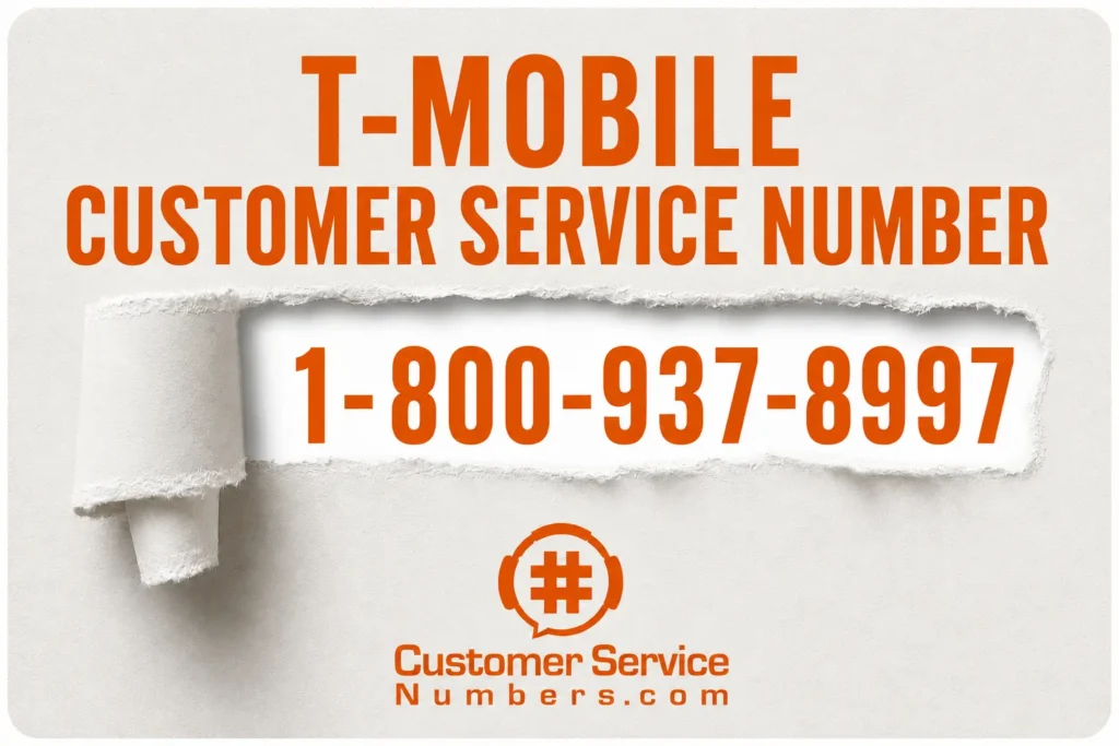 Call T-Mobile customer service at 1-800-937-8997