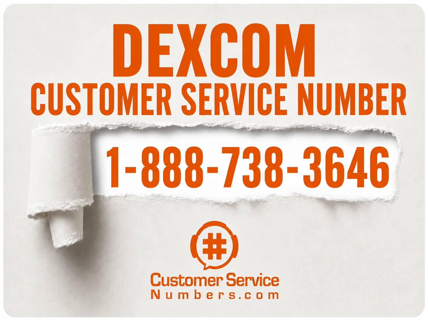 Dexcom customer service number 1-888-738-3646 for orders, CGM training and education.