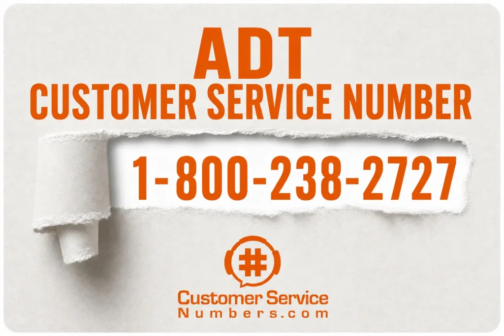 ADT customer service phone number 1-800-238-2727