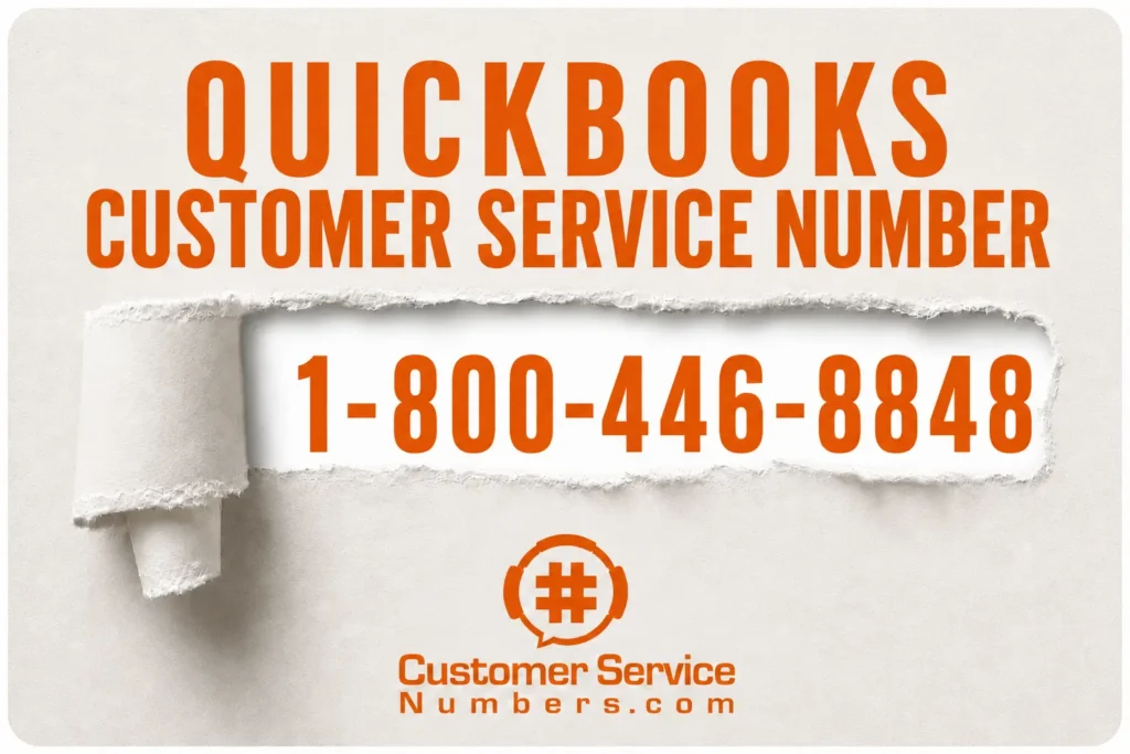 QuickBooks customer service number 1-800-446-8848