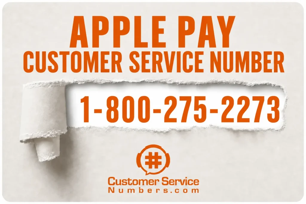 Apple Pay customer service number 1-800-275-2273