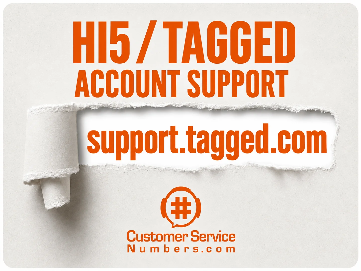 Hi5 / Tagged account support: support.tagged.com — CustomerServiceNumbers.com.