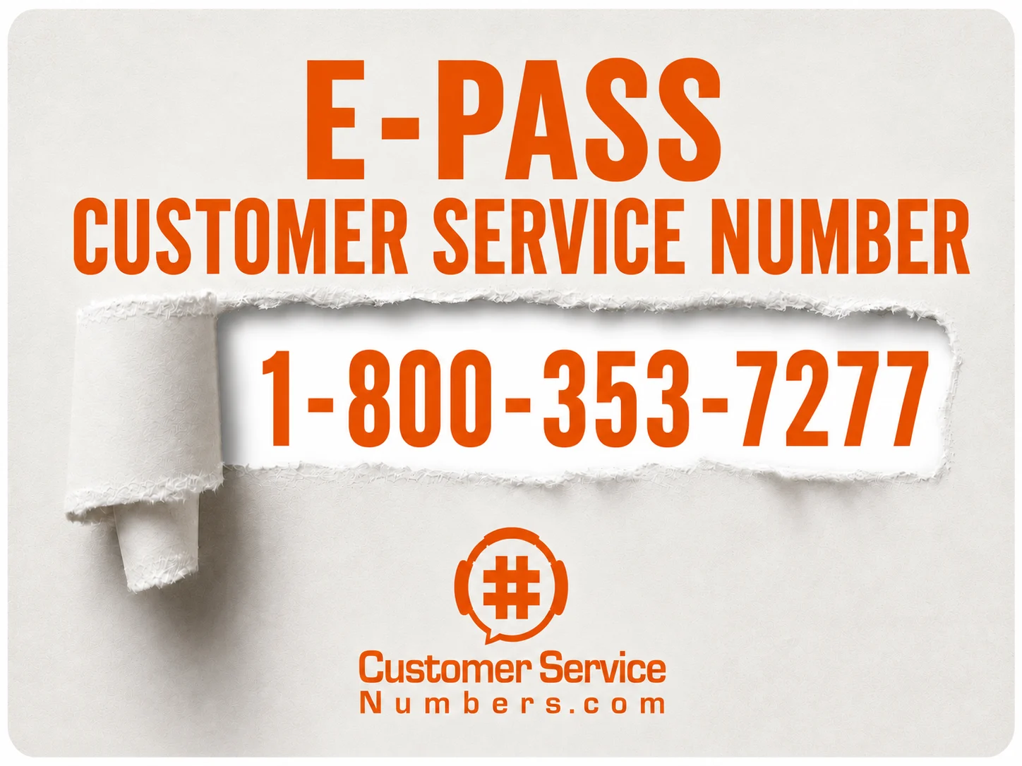 CFX E-PASS customer service: 1-800-353-7277 — CustomerServiceNumbers.com.