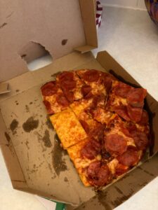 DoorDash Marcos Pizza Consumed By Driver